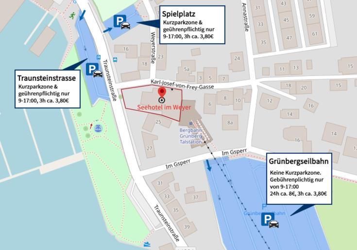 Seehotel Im Weyer Гмунден Екстер'єр фото